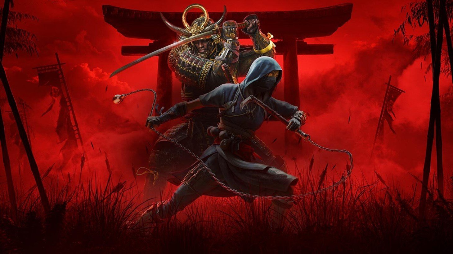 Ninja versus samurai in combat