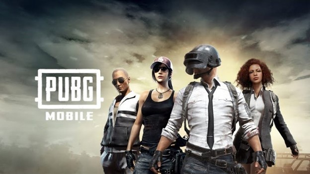 PUBG Mobile characters posing together