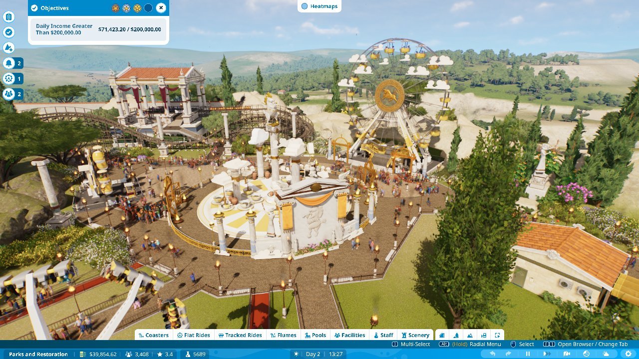 Planet Coaster 2 amusement park screenshot