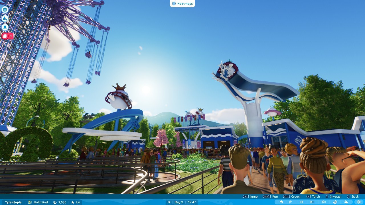 Planet Coaster 2 theme park view