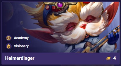 TFT Set 13 Heimerdinger champion