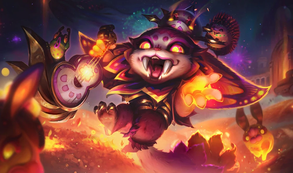 Gnar in La Ilusion skin