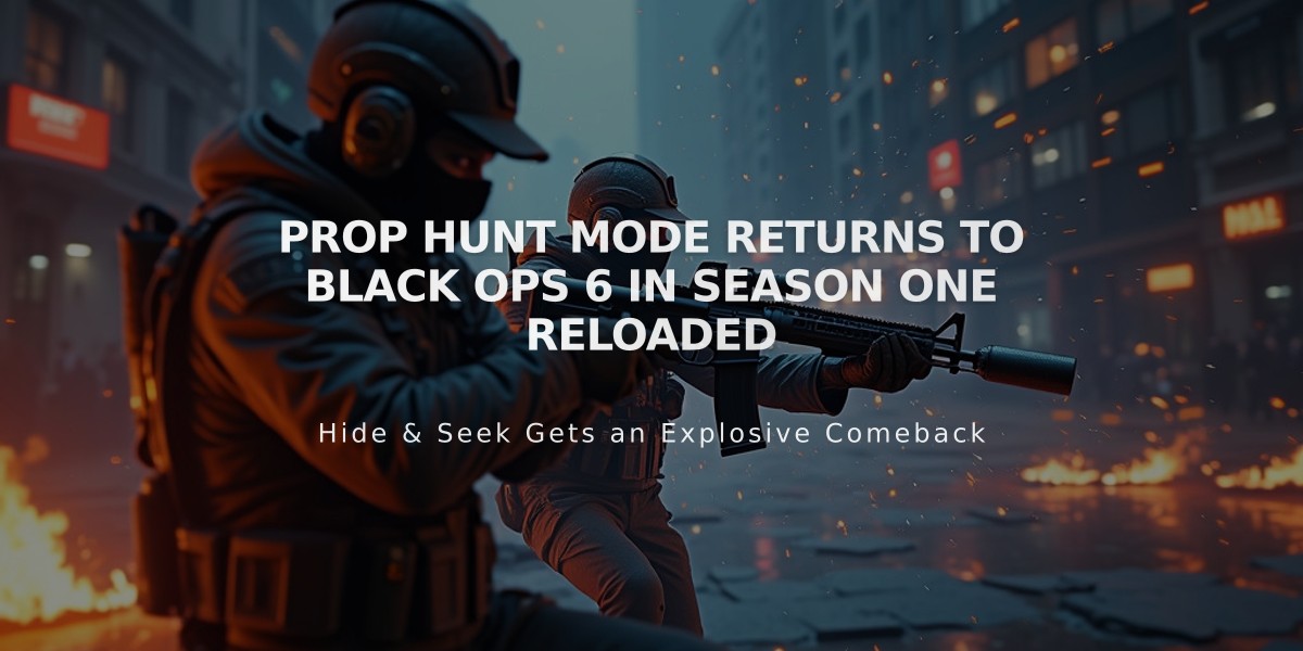 Prop Hunt Mode Returns to Black Ops 6 in Season One Reloaded