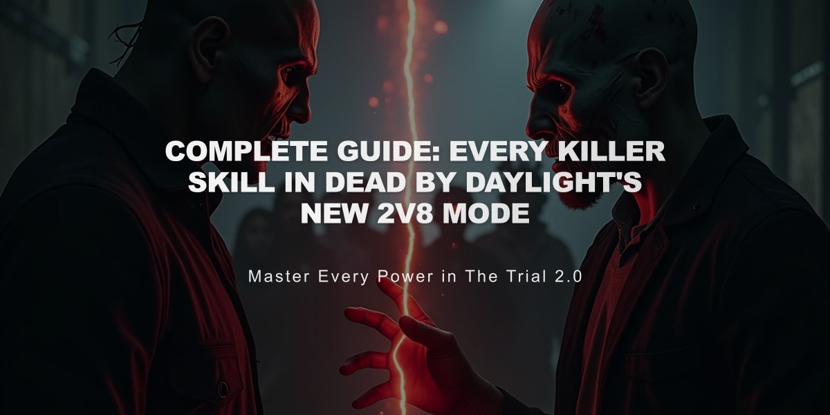 Complete Guide: Every Killer Skill in Dead by Daylight's New 2v8 Mode