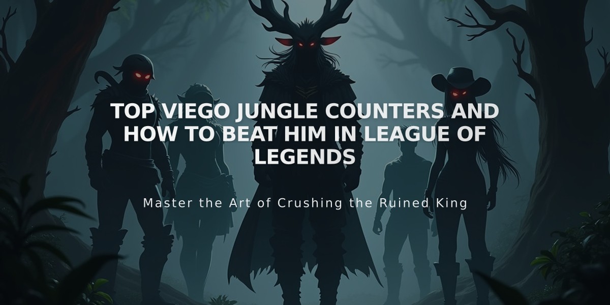 Top Viego Jungle Counters and How to Beat Him in League of Legends