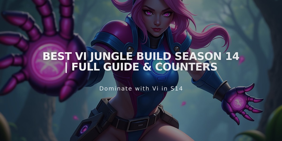 Best Vi Jungle Build Season 14 | Full Guide & Counters