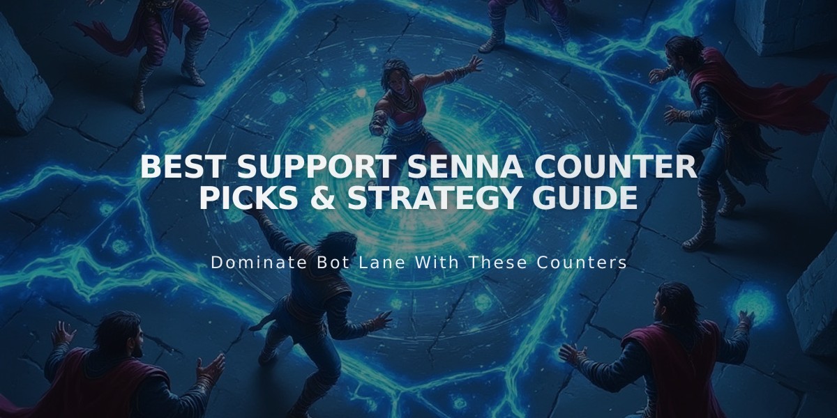 Best Support Senna Counter Picks & Strategy Guide