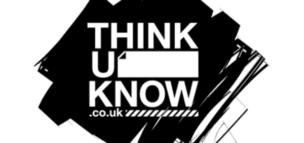 Thinkuknow logo with green backdrop