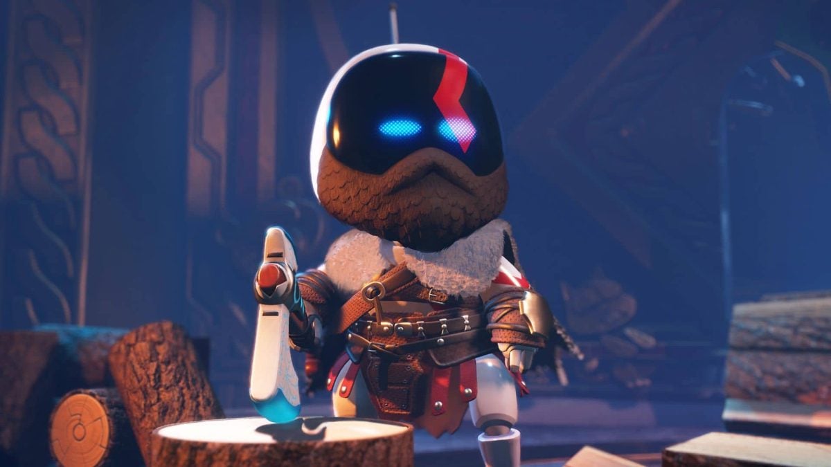 Astro Bot in God of War