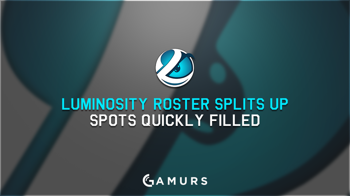 Luminosity gaming team roster display