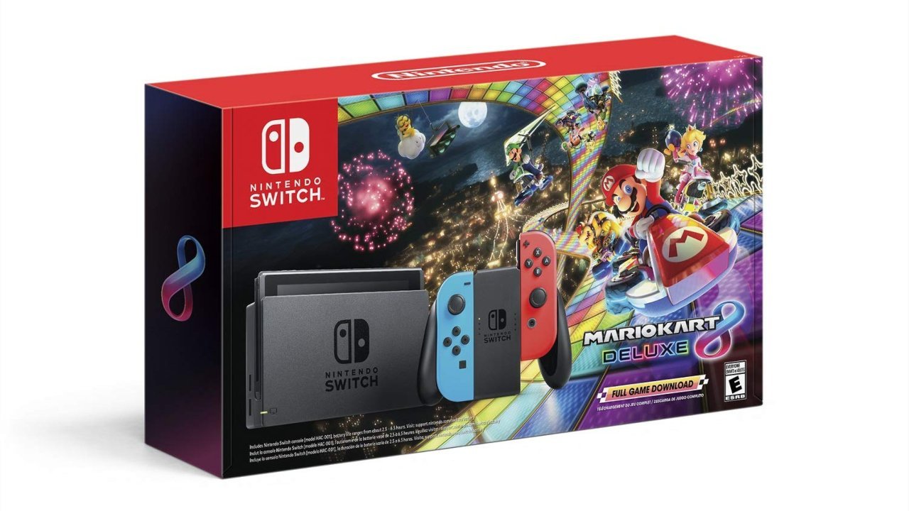 Nintendo Switch with Mario Kart bundle