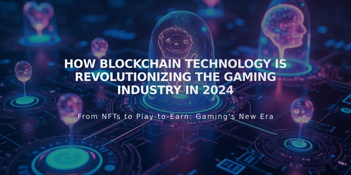 How Blockchain Technology Is Revolutionizing the Gaming Industry in 2024