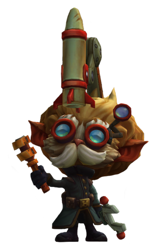 Heimerdinger, yordle scientist with goggles