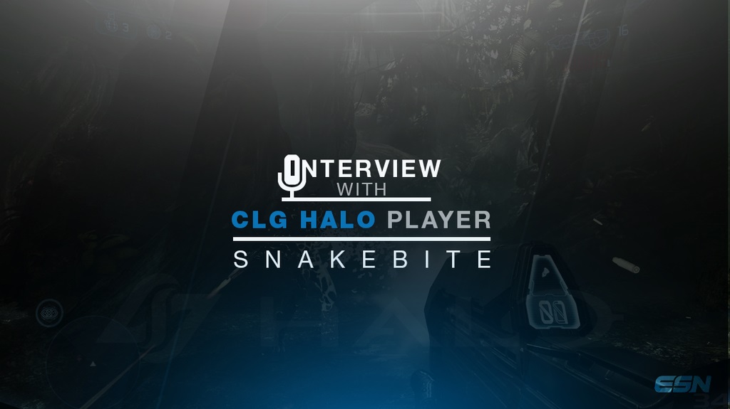 Professional Halo player Snakebite in uniform