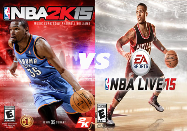 NBA 2K15 vs NBA Live 15