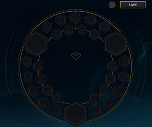 League runes customization interface