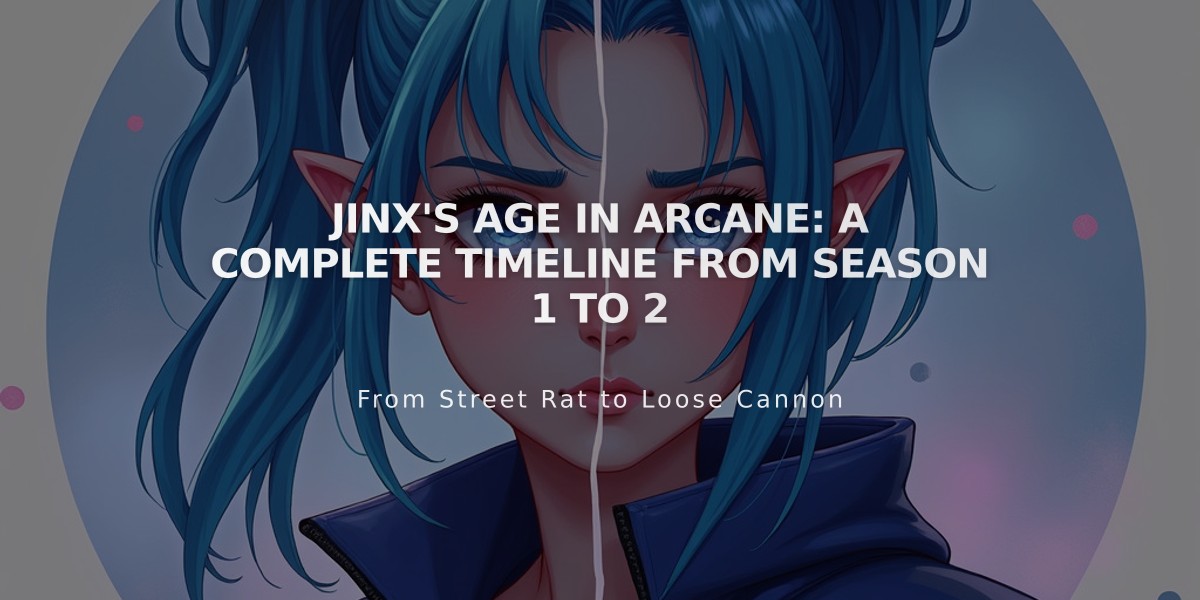 Jinx's Age in Arcane: A Complete Timeline from Season 1 to 2