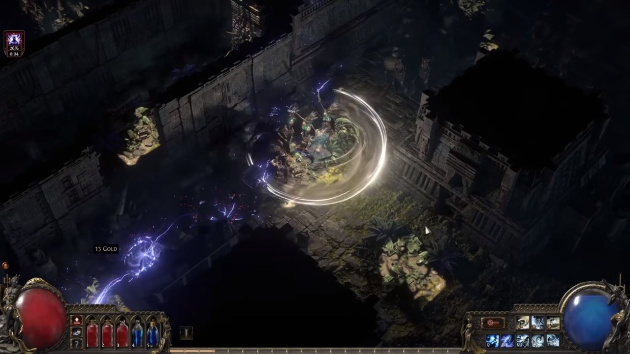 Path of Exile 2 spell battle