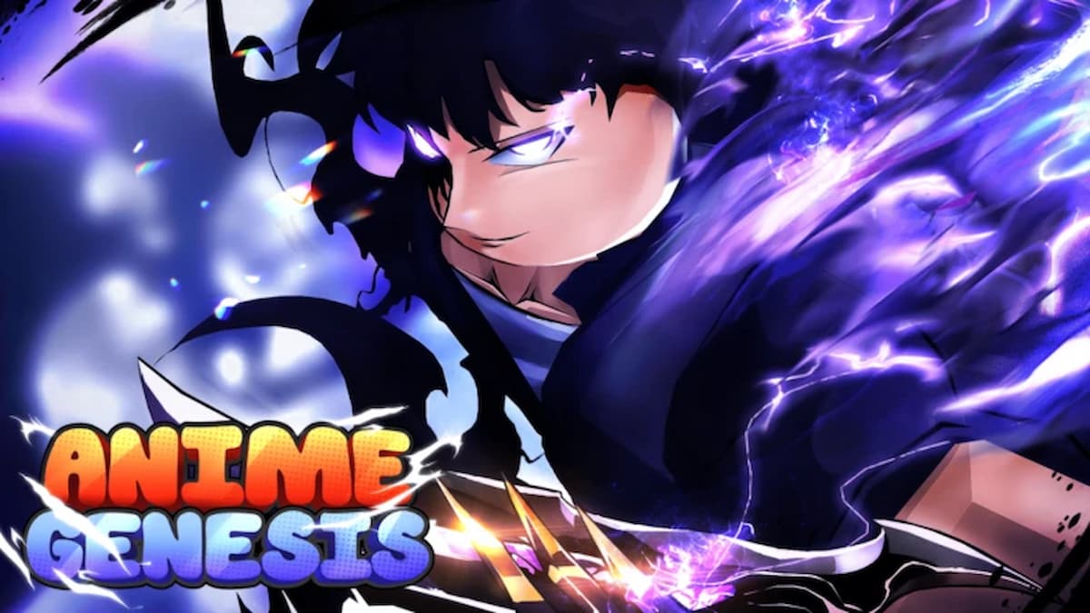 "Anime Genesis" logo with character