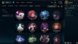 League store skins and items