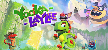 Yooka-Laylee logo and main characters