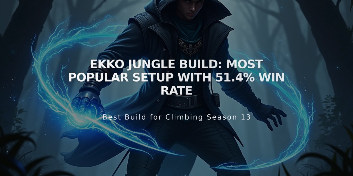 Ekko Jungle Build: Most Popular Setup with 51.4% Win Rate