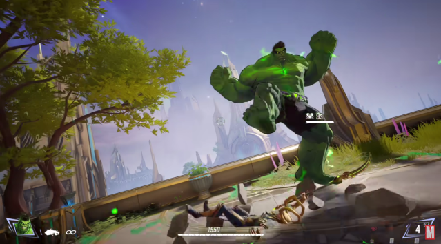 Hulk in Marvel's Avengers game scene