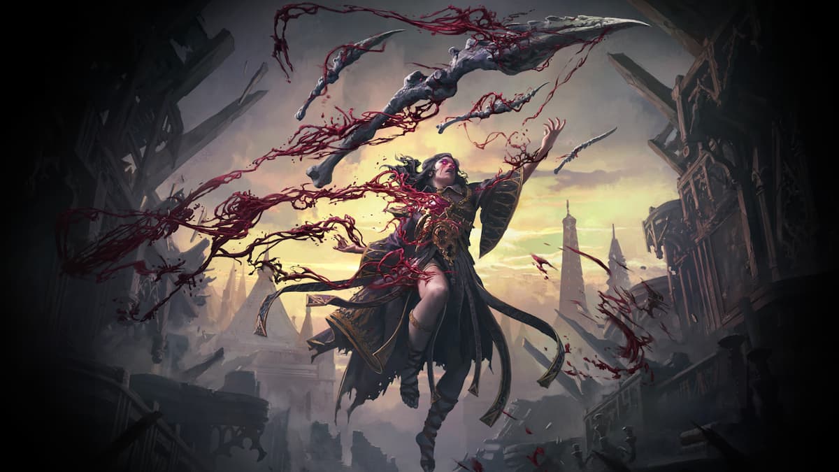 Blood Mage character art from PathofExile2