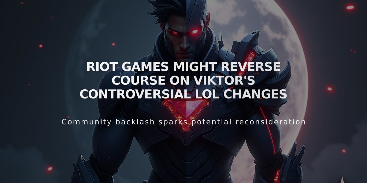 Riot Games might reverse course on Viktor's controversial LoL changes