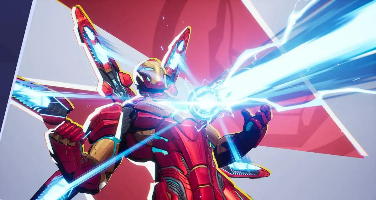 Iron Man in battle stance