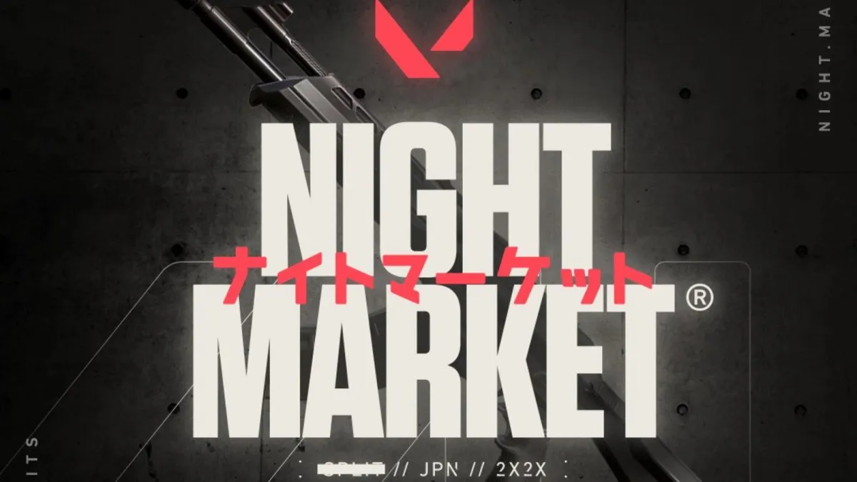 Night Market banner in Valorant game