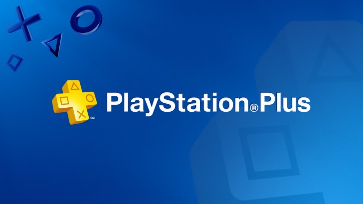 PS Plus white logo blue background