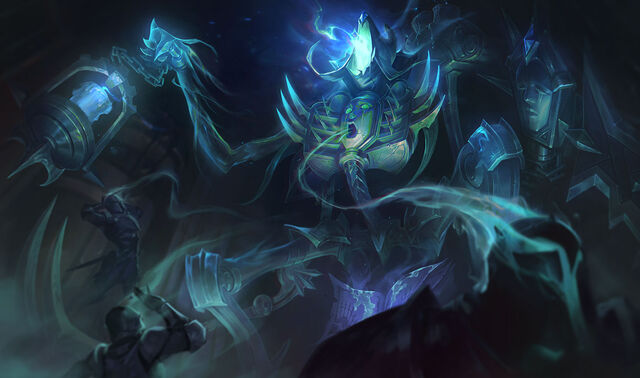 Spectral Fiddlesticks with blue ethereal glow