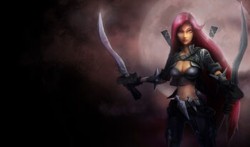 Redhead assassin with dual blades