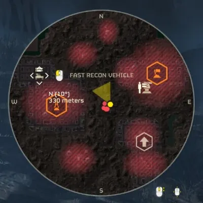 Helldivers 2 vehicle marker on map