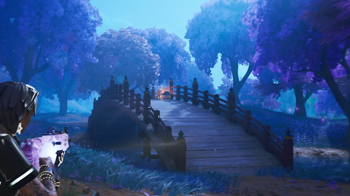 Fortnite bridge gameplay screenshot