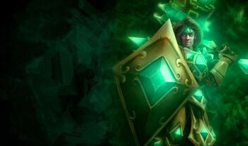 Taric's Emerald skin in League