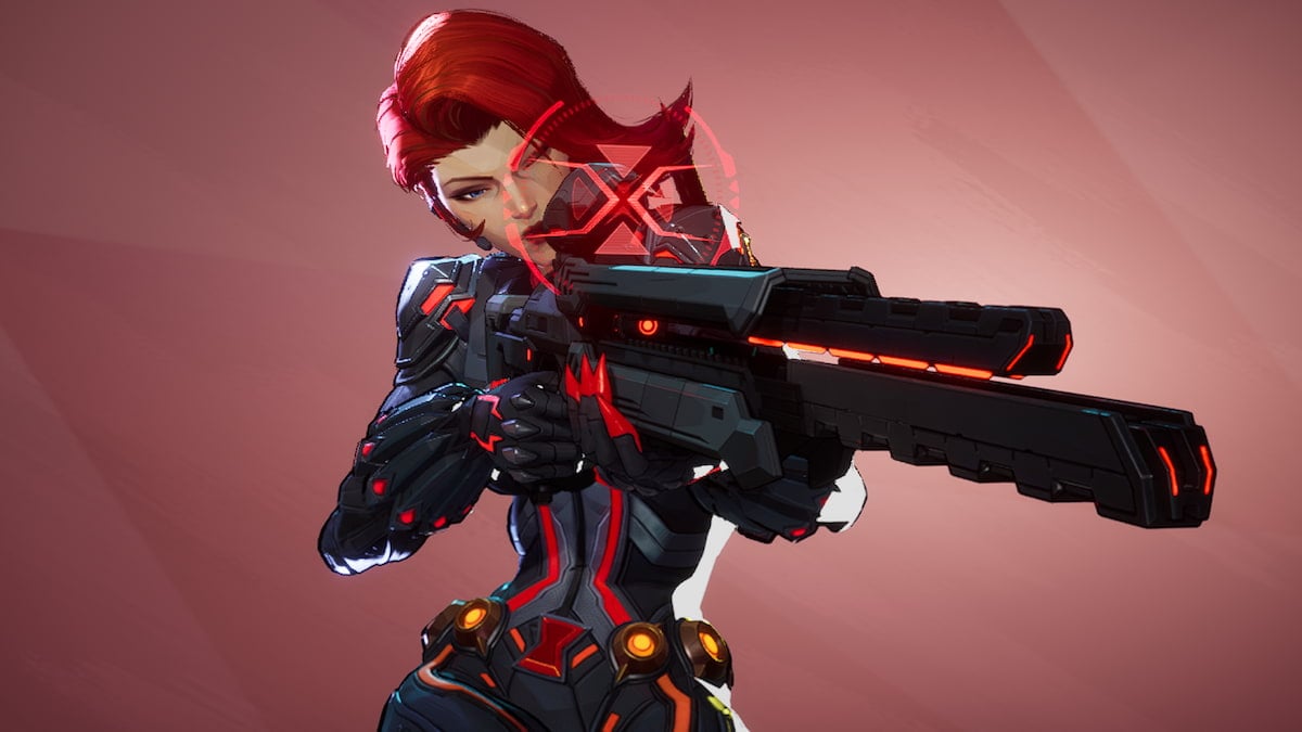 Black Widow aims rifle in Marvel Rivals