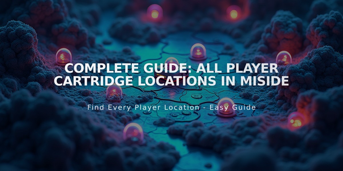 Complete Guide: All Player Cartridge Locations in MiSide