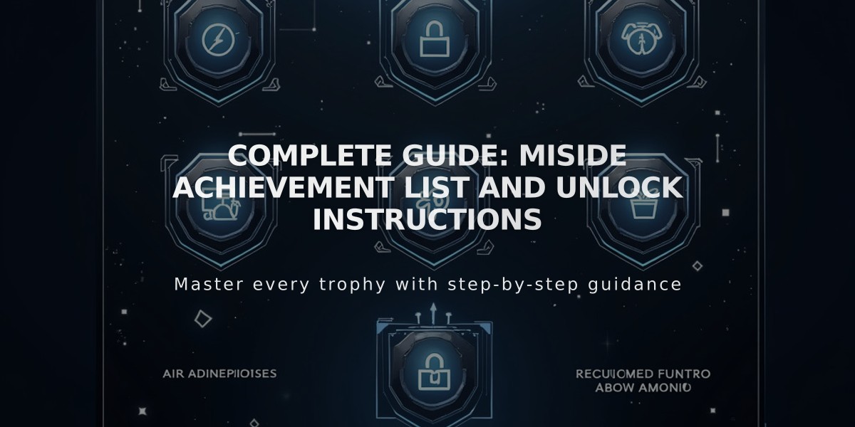 Complete Guide: MiSide Achievement List and Unlock Instructions