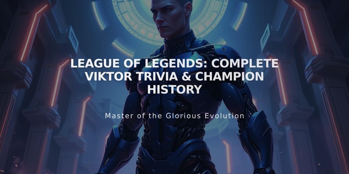 League of Legends: Complete Viktor Trivia & Champion History