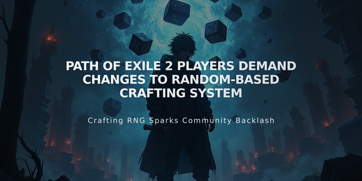 Path of Exile 2 Players Demand Changes to Random-Based Crafting System