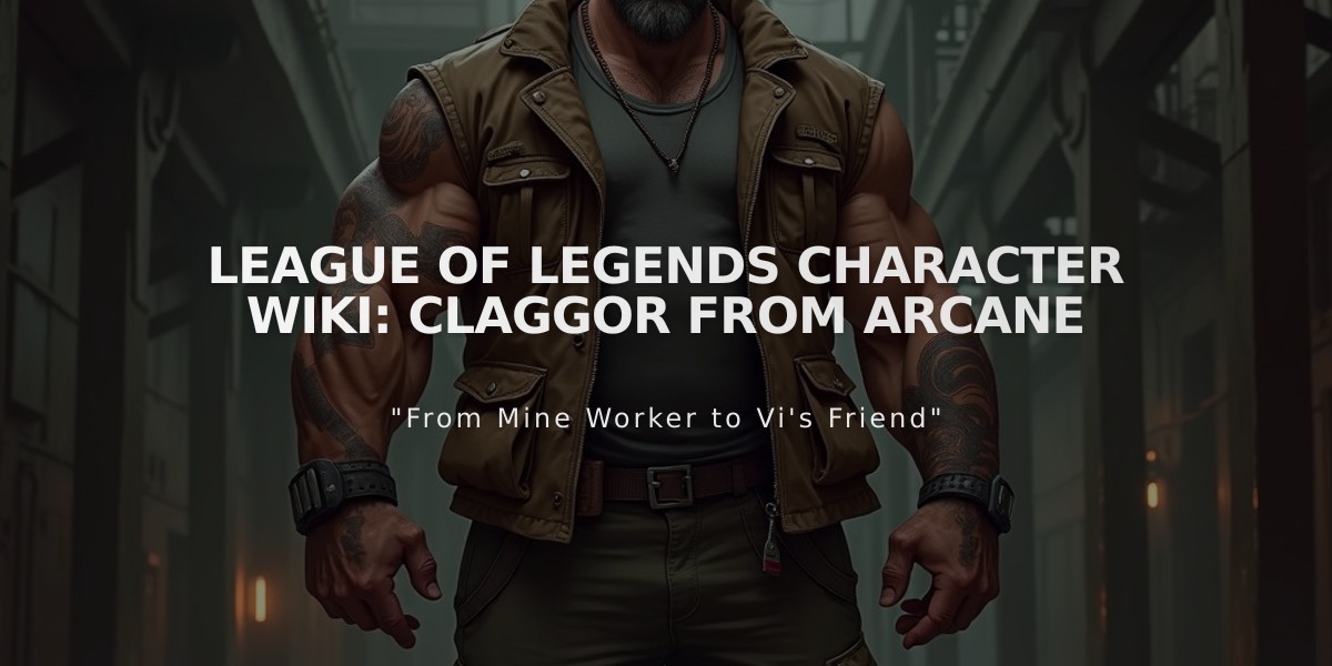 League of Legends Character Wiki: Claggor from Arcane