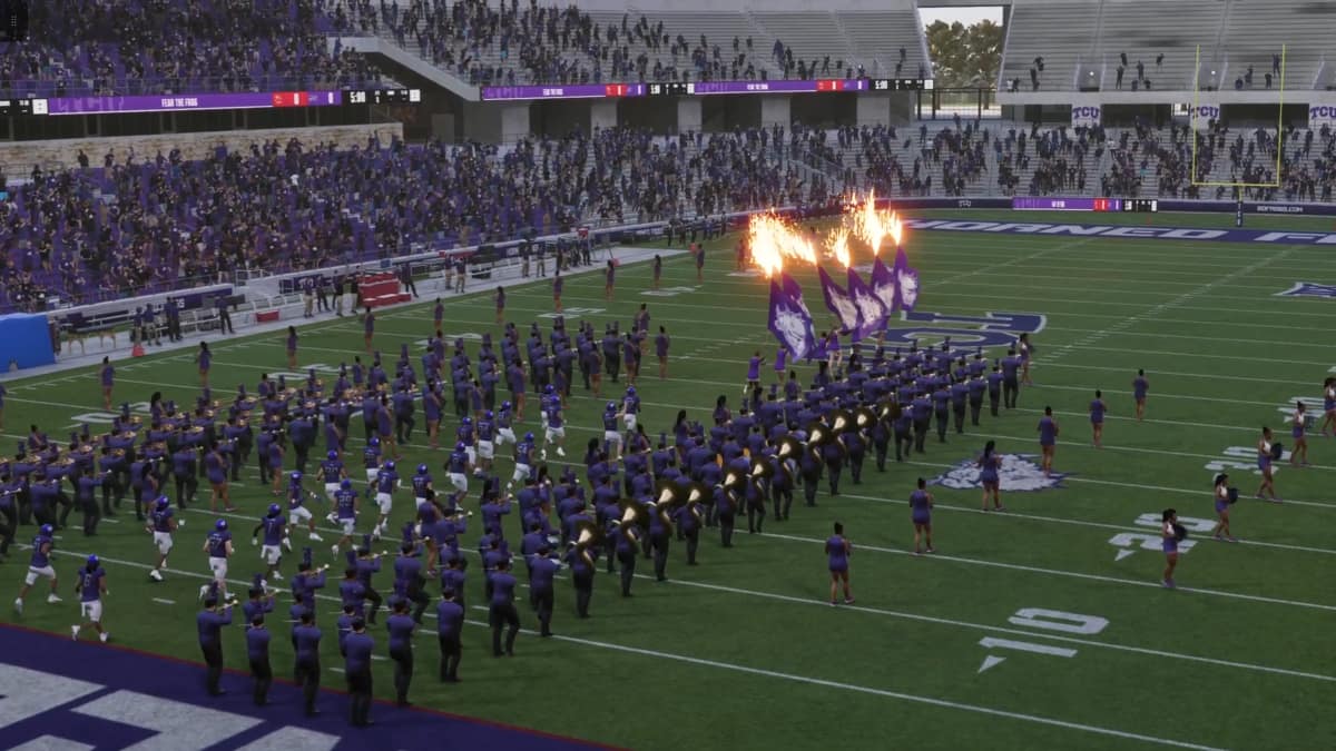 TCU Horned Frogs football team formation