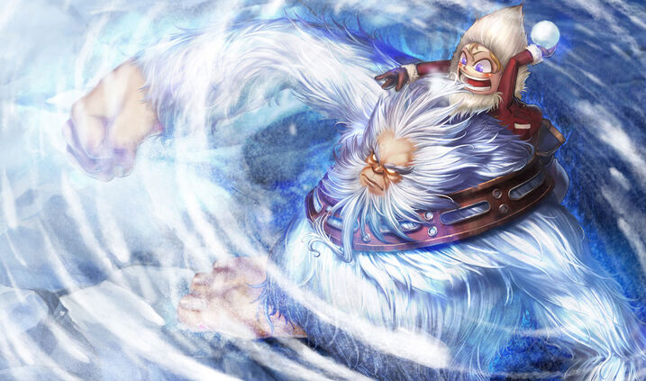 Classic Nunu and Willump champion splash art