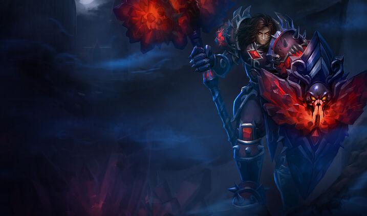 Taric in Bloodstone skin armor