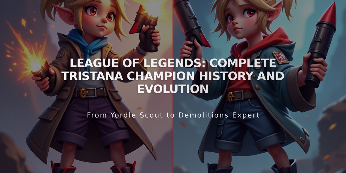 League of Legends: Complete Tristana Champion History and Evolution