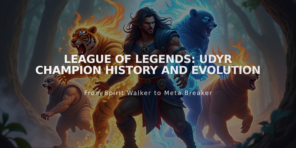 League of Legends: Udyr Champion History and Evolution