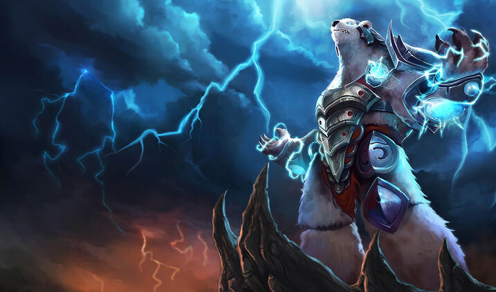 Volibear, armored thunder god bear warrior