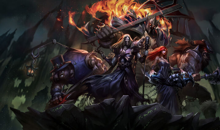 Pentakill Yorick skin from League of Legends